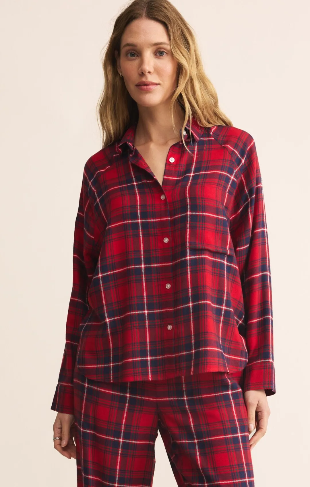 River Plaid Button Up