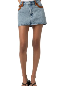 Rodeo Drive Denim Mini Skirt