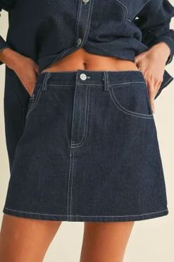 Scarlett Denim Mini Skirt