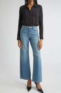 Scottie High Rise Wide Leg Jeans