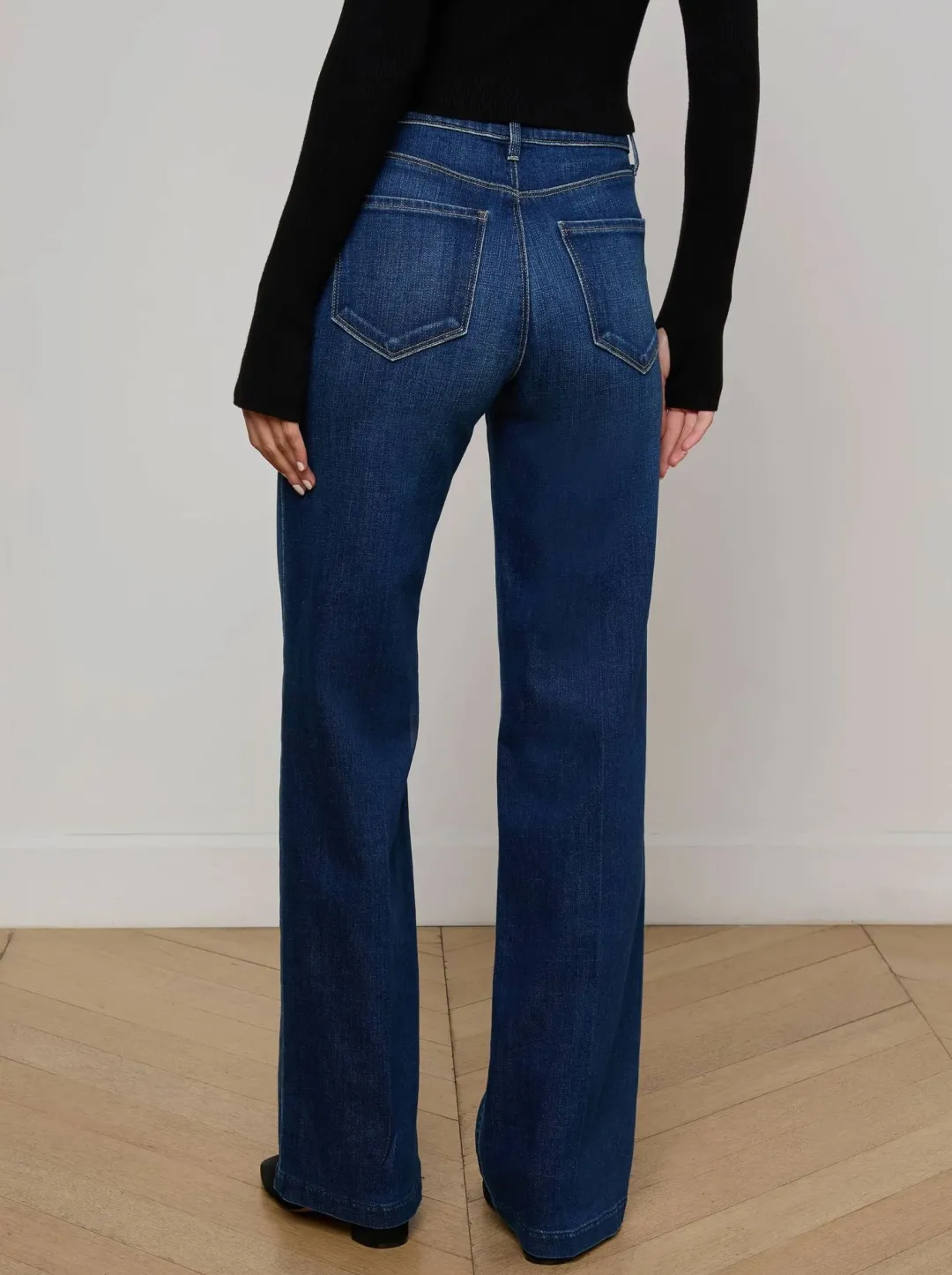 Scottie High Rise Wide Leg Jeans