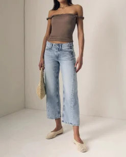 Selena Mid Rise Crop