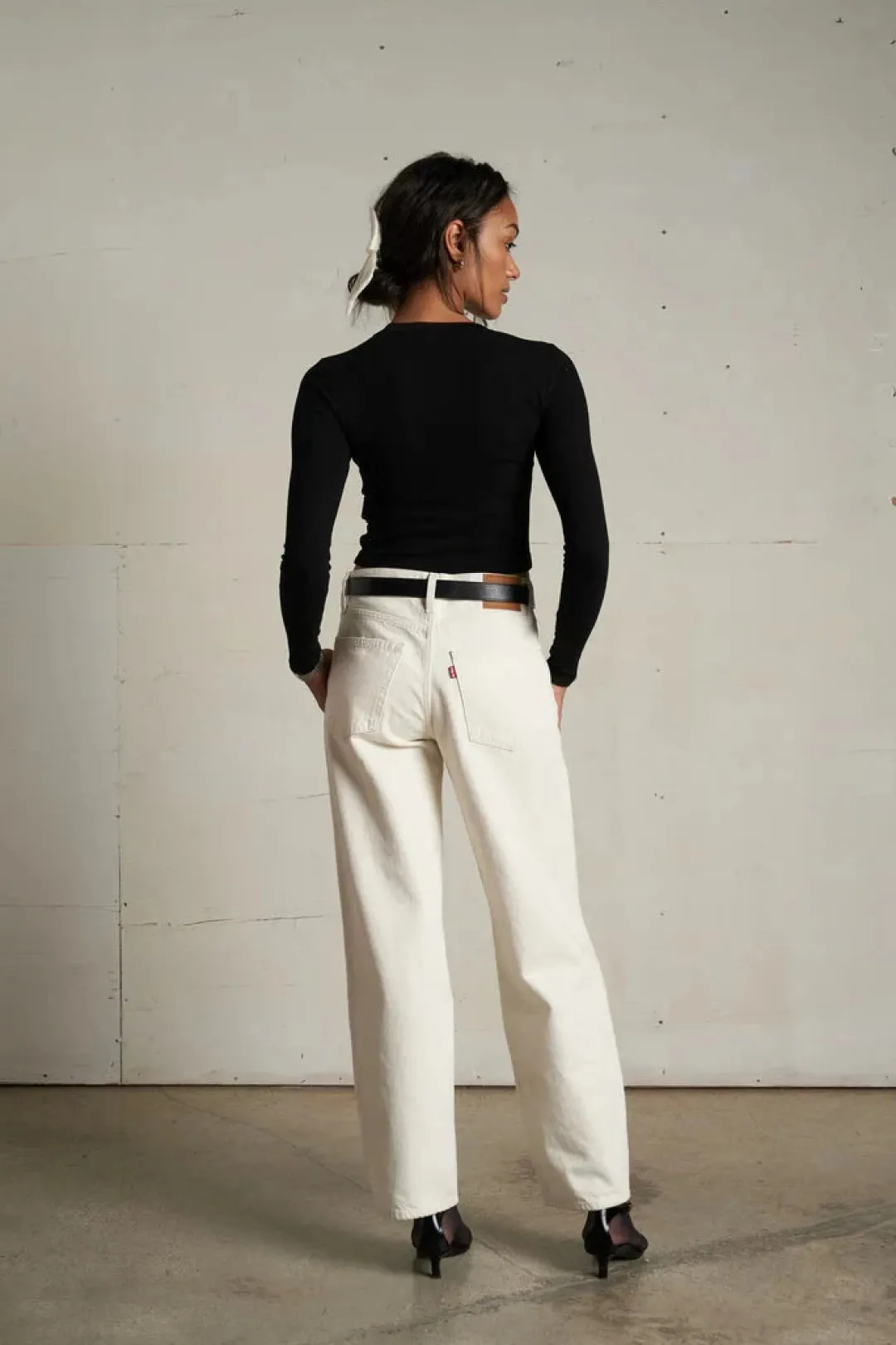 Sienna Luxe Rib Cropped Long Sleeve Tee