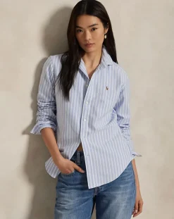 Slim Fit Striped Oxford Shirt