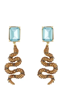 Snake Drop Earring