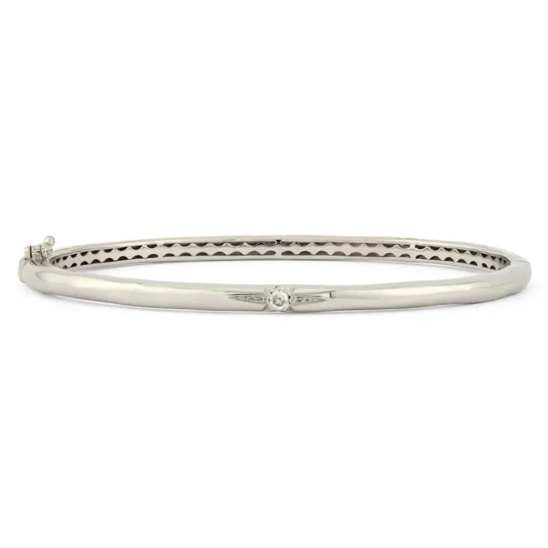 Starburst Diamond Bangle