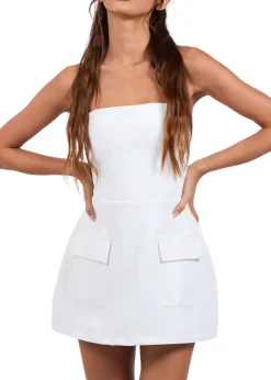 Strapless Skort Romper