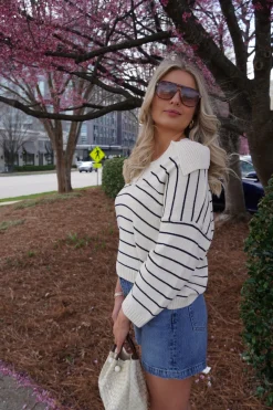 Striped Easy Pullover