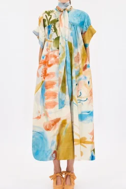 Studio Short Sleeve Cotton Dress