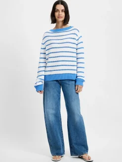 Teddy Stripe Pullover