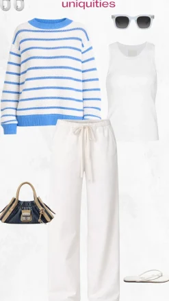 Teddy Stripe Pullover