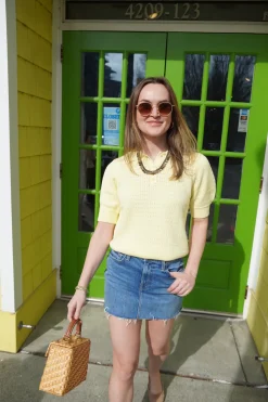 The Ditcher Mini Fray Skirt