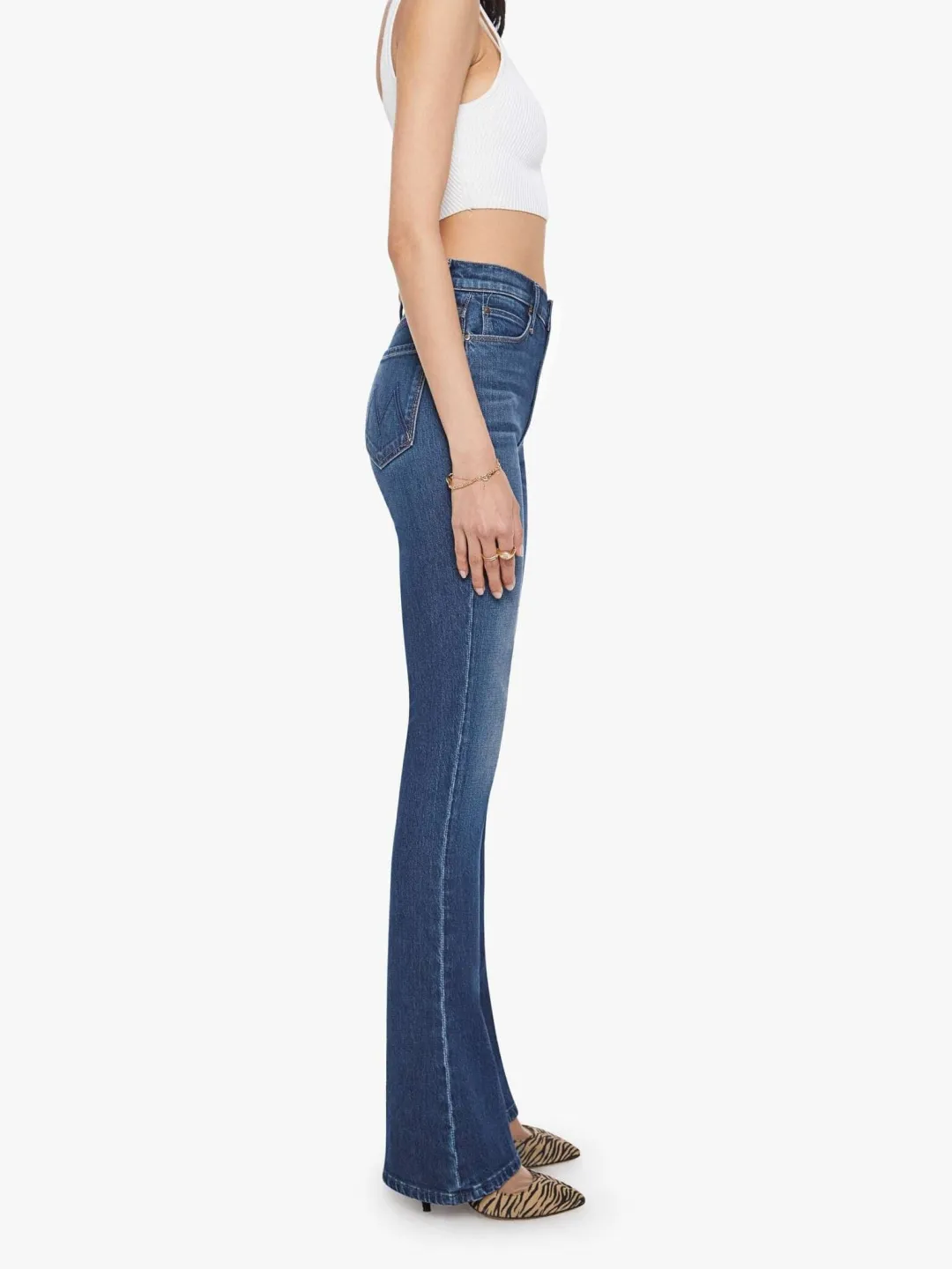 The High Waisted Runaway Jeans in Shine On