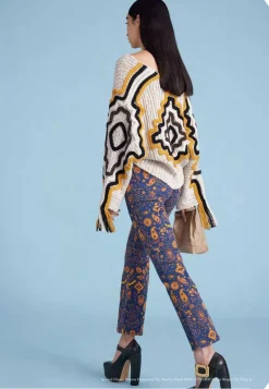 The Hustler Flood Jeans in Henna Happiness