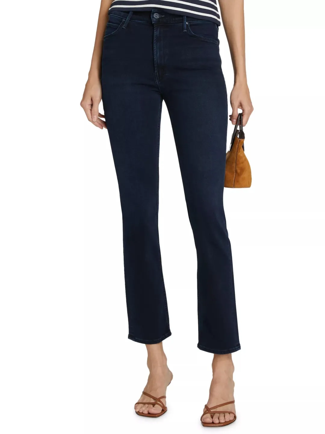 The Mid Rise Dazzler Ankle Jeans in Chip On My Shoulder