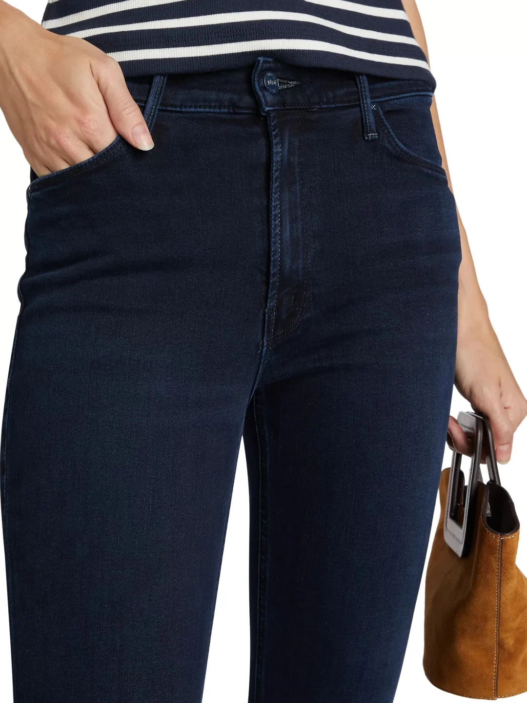 The Mid Rise Dazzler Ankle Jeans in Chip On My Shoulder