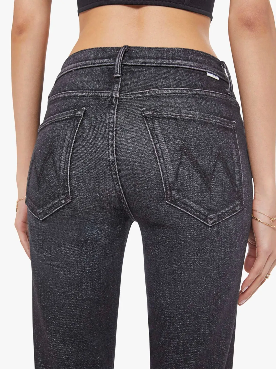 The Mid Rise Dazzler Flood Jeans in Keep it Sharp