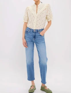 The Mid Rise Rambler Zip Ankle Jeans