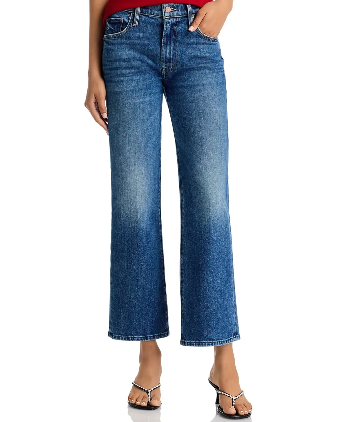 The Mid Rise Rambler Zip Ankle Jeans