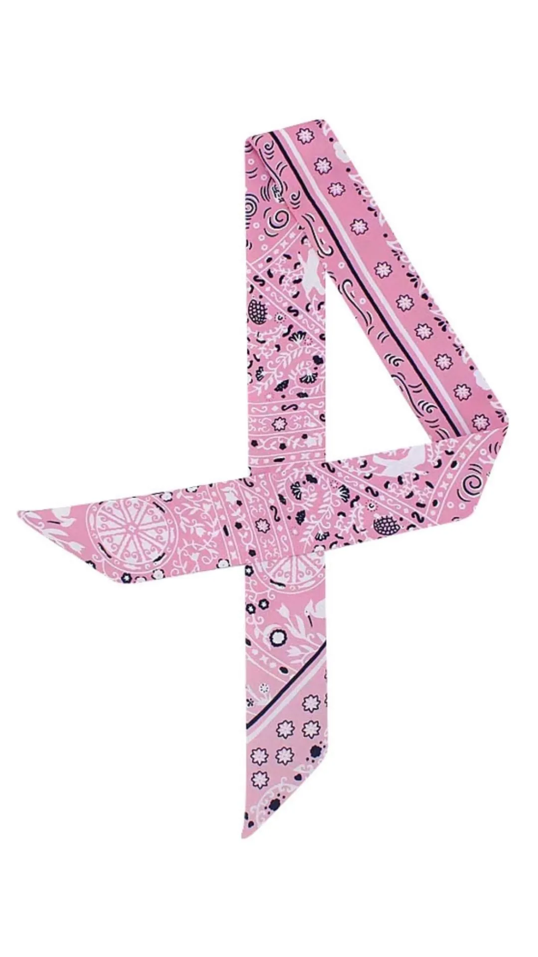 Twilly Bandana Scarf Pink