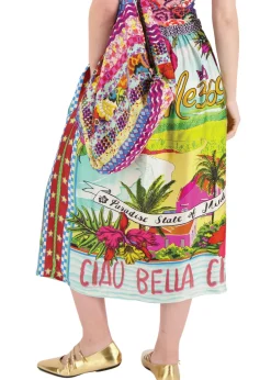 Vanessa Printed Midi Skirt