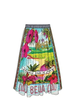 Vanessa Printed Midi Skirt