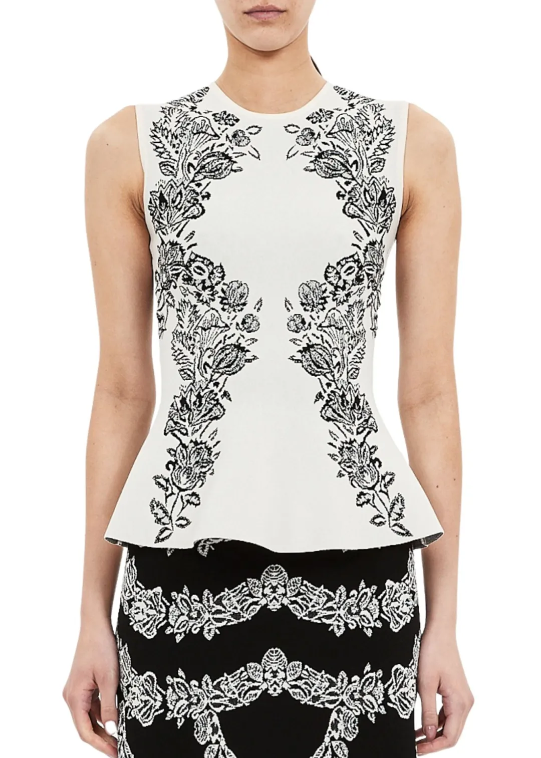 Vanna Printed Knit Pullover