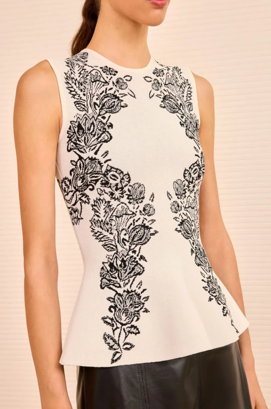 Vanna Printed Knit Pullover