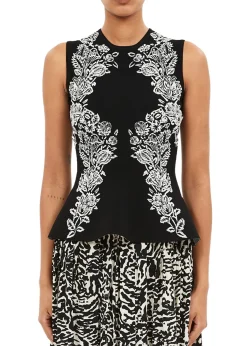 Vanna Printed Knit Pullover