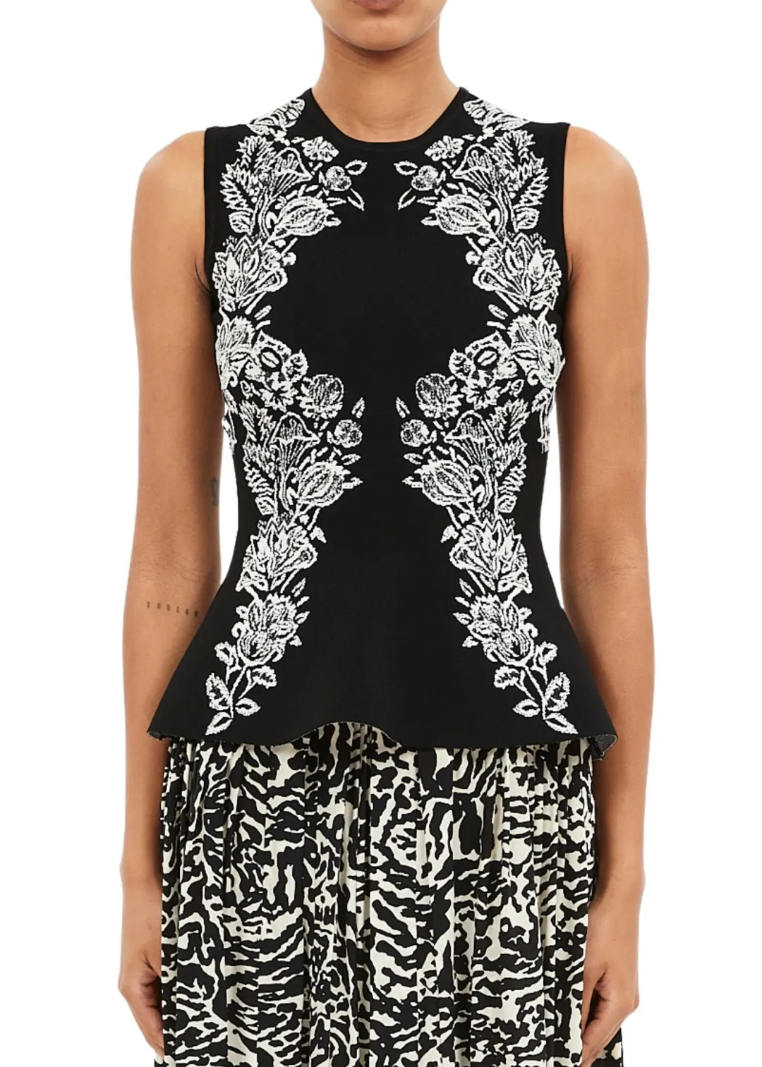 Vanna Printed Knit Pullover