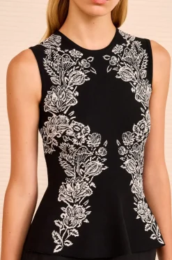 Vanna Printed Knit Pullover