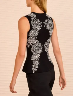 Vanna Printed Knit Pullover