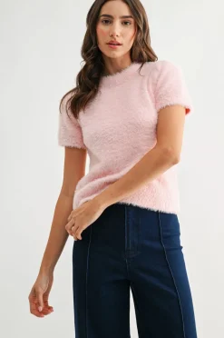 Wallace Fuzzy Sweater Top