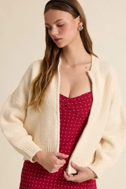 Zip Knit Cardigan